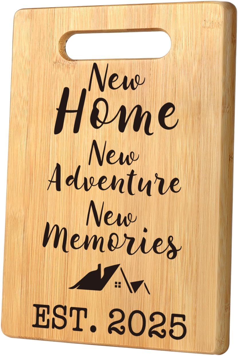 Personalized Bamboo Cutting Board – Best Housewarming Gift 2025