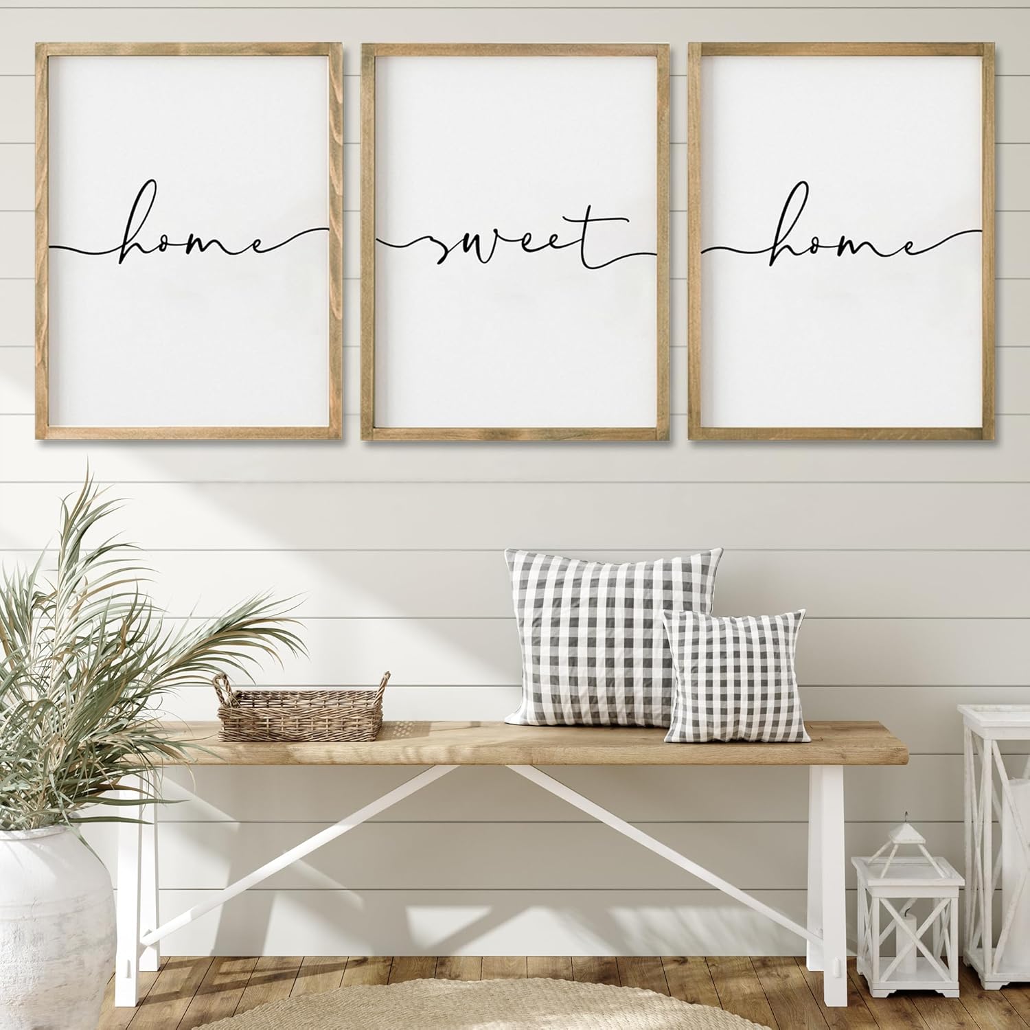 Home Sweet Home Wooden Wall Sign – Rustic Farmhouse Decor