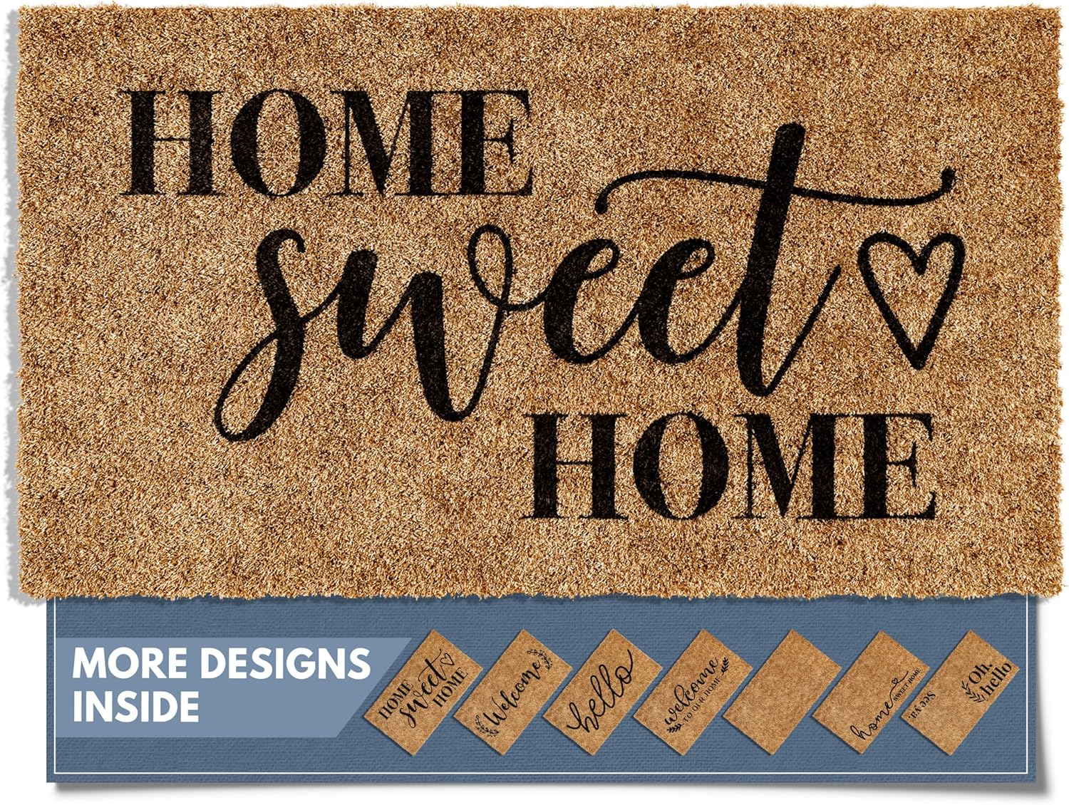 Barnyard Designs “Home Sweet Home” Doormat – Stylish & Durable Welcome Mat